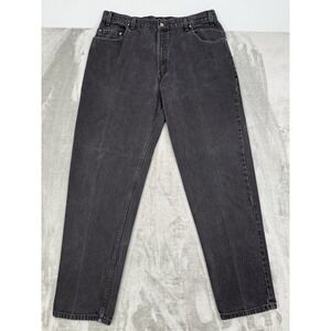 Vintage 90s Levis 545 Jeans Mens 40x34 Loose Fit Black Denim Made In USA Western